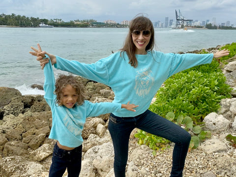 My Strength Kids Sweatshirt Turquoise