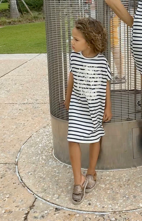 My Strength Nautical Dress Kid