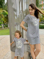 My Strength Nautical Dress Kid