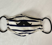 Nautical Mustache Face Mask Adult