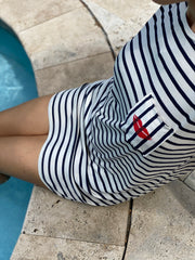 Nautical T-shirt dress Bisou Bisou